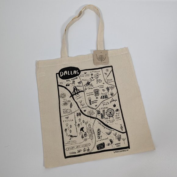 Dallas Canvas Tote Bag - Picture 1 of 5